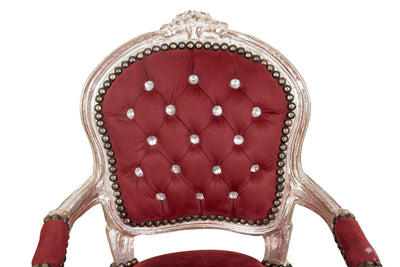 Biscottini POLTRONA DA BAMBINO STILE FRANCESE LUIGI XVI IN LEGNO MASSELLO DI FAGGIO Sedia