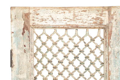 Biscottini Finestra finestrina grata porta in legno massello e in ferro antica e vecchia con telaio da interno o da esterno