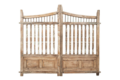 Biscottini Cancello in legno massello e ferro, da interno e da esterno Molto solido robusto