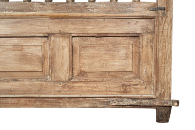 Biscottini Cancello in legno massello e ferro, da interno e da esterno Molto solido robusto