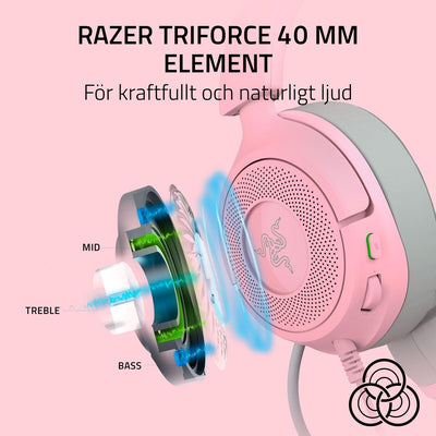 Auricolari Razer RZ04-05350100-R3M1 Rosa