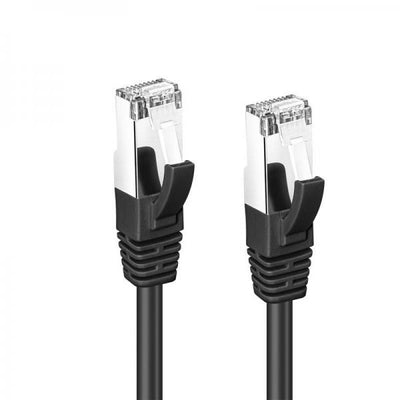 CAT6A S/FTP 1m Black LSZH