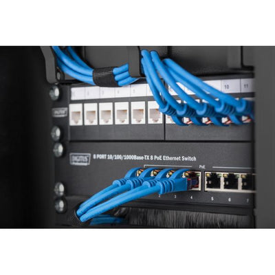 Digitus Alloggiamento a parete 254 mm [10] - 312x300 mm [LxP] (WALL MOUNTING CABINET 312X300MM - [10IN] 9U 464X312X300 MM BLACK)