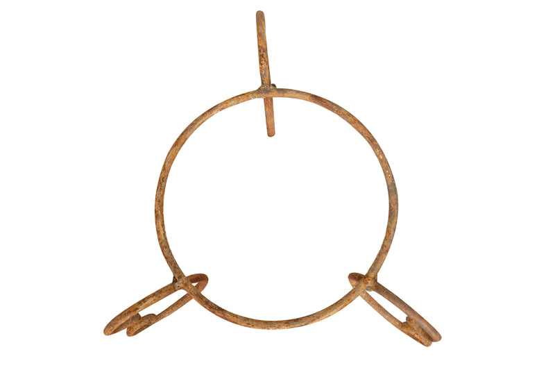 Biscottini BASE PORTAVASI IN FERRO BATTUTO pieno forgiato mano Offerta Speciale Qualità