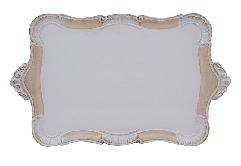 Biscottini SET DUE VASSOI IN LEGNO FIORENTINI decorati incisi mano Offerta Speciale