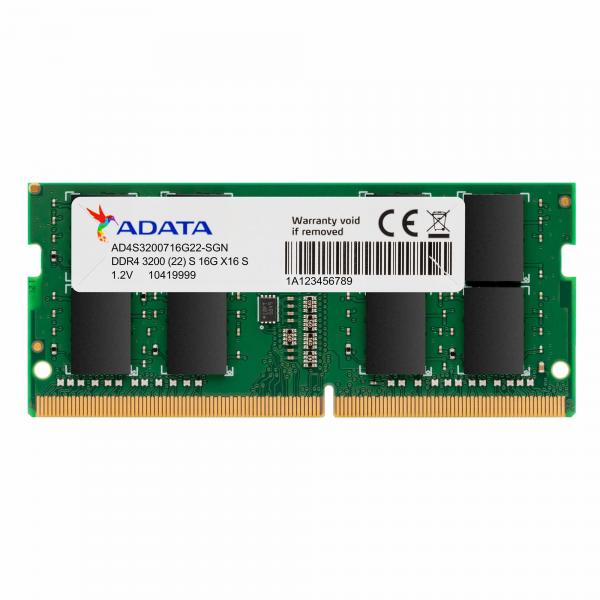 ADATA AD4S32008G22-SGN memoria 8 GB 1 x 8 GB DDR4 3200 MHz (ADATA Premier AD4S32008G22-SGN 8GB [1x 8GB] SODIMM System Memory, 3200MHz, DDR4, CL22)