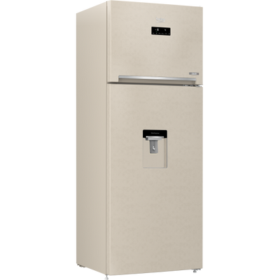 Beko Frigo Combinato 560lt A++/e No Frost 70cm Sabbia Rcne560e40dbn