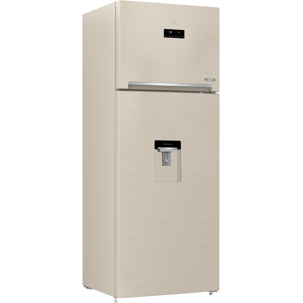 Beko Frigo Combinato 560lt A++/e No Frost 70cm Sabbia Rcne560e40dbn
