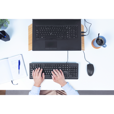 Tastiera Integrale Trust Primo - Tasti silenziosi - USB - Nero