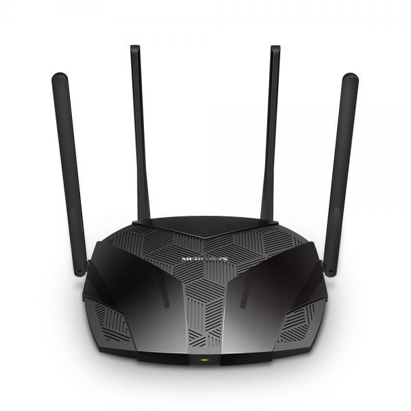 Router Wireless Mercusys MR70X AX1800 - 4x antenne - protocollo Wifi IEEE 802.11a/b/g/n/ac/ax - switch a 3 porte - GigE, 802.11ax - Dual Band