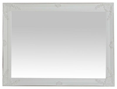 Biscottini Specchiera da appendere verticale/orizzontale L62xPR3xH82 cm finitura bianco anticato.