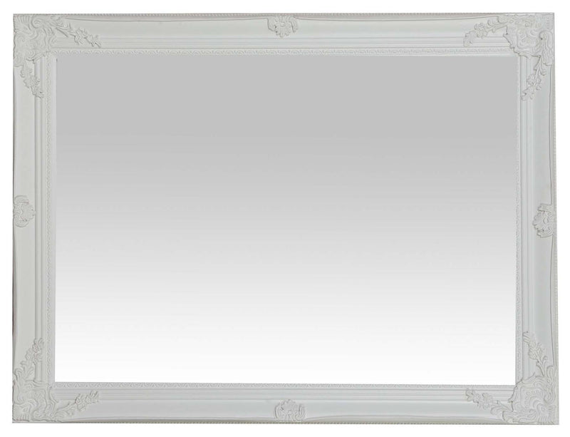 Biscottini Specchiera da appendere verticale/orizzontale L62xPR3xH82 cm finitura bianco anticato.