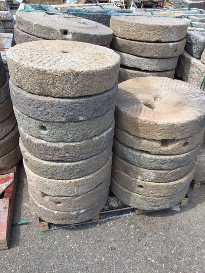 Biscottini Elemento di macina in pietra, misure assortite Vecchia ruota passato Offerta