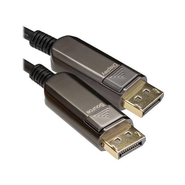Cablenet 32-3731 cavo DisplayPort 15 m Nero, Bronzo (CNL 15M DP 1.4 M-M AOC Ls Bk)