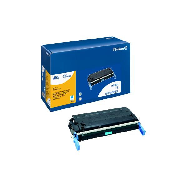Pelikan 1031421577 cartuccia toner 1 pz Compatibile Ciano (Pelikan Toner f?r HP C9721A)