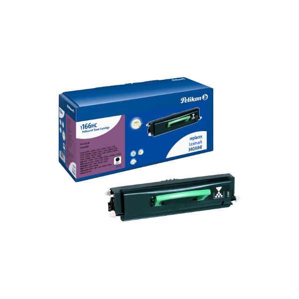 Pelikan 1031410573 cartuccia toner 1 pz Compatibile Nero (Pelikan Toner f?r Lexmark 34036HE)