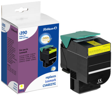 Pelikan 1031421680 cartuccia toner 1 pz Compatibile Giallo (Pelikan Toner f?r Lexmark C544X1YG)