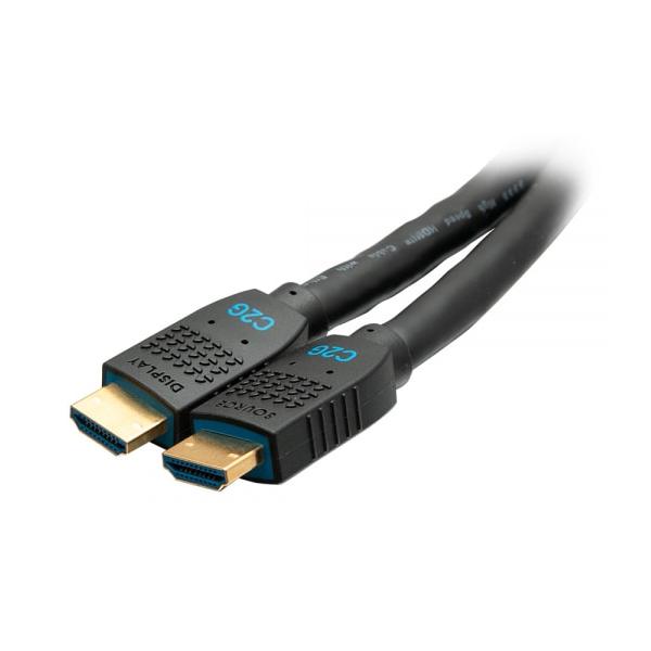 C2G Cavo HDMI ad alta velocità, attivo e ultra flessibile da 6,1 m della serie Performance - 4K 60 Hz a parete, classificazione CMG 4 (C2G 20ft Ultra Flexible 4K Active HDMI)