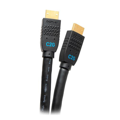 C2G Cavo HDMI ad alta velocità, attivo e ultra flessibile da 7,6 m della serie Performance - 60 Hz a parete, classificazione CMG [FT4] (C2G 25ft Ultra Flexible 4K Active HDMI)
