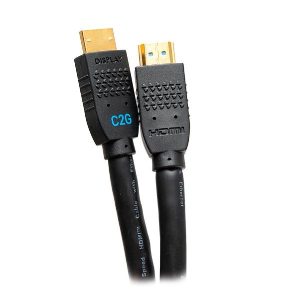 C2G Cavo HDMI ad alta velocità, attivo e ultra flessibile da 7,6 m della serie Performance - 60 Hz a parete, classificazione CMG [FT4] (C2G 25ft Ultra Flexible 4K Active HDMI)
