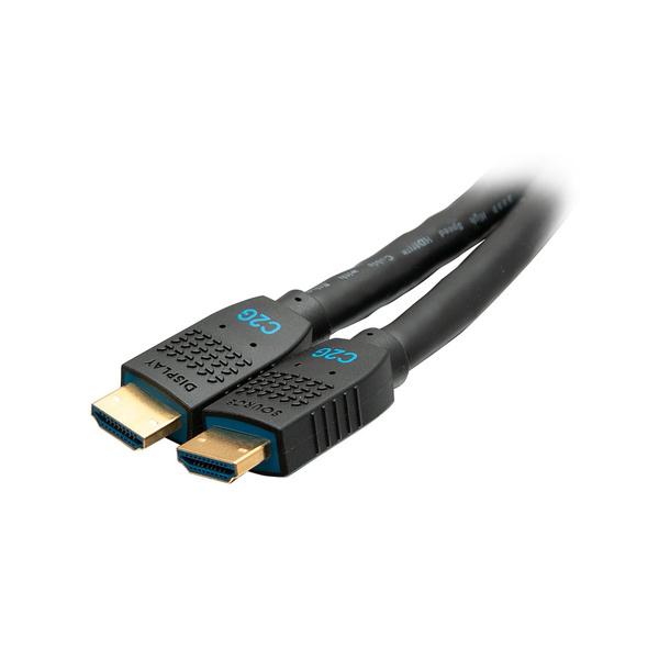 C2G Cavo HDMI ad alta velocità, attivo e ultra flessibile da 7,6 m della serie Performance - 60 Hz a parete, classificazione CMG [FT4] (C2G 25ft Ultra Flexible 4K Active HDMI)