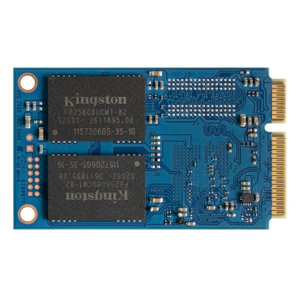 Kingston KC600 - SSD - crittografato - 512 GB - interno - mSATA - SATA 6Gb/s - AES a 256 bit - TCG Opal Encryption, Self-Encrypting Drive (SED)