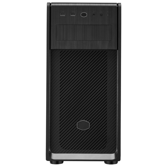 Case ELITE 500 ODD, 2USB3.2,1x 5.25 5x 2.5 2x Combo 2.5-3.5,Tempered Glass Left Panel,NO PSU Black