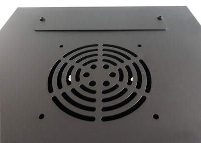 Armadio Rack 10'' a Muro 4 Unità Pannelli Asportabili Nero