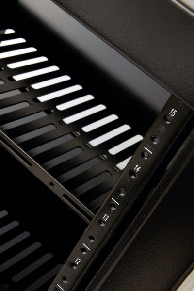 Armadio Rack 19'' 600x600 15U per Audio Video Nero