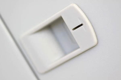 Armadio Rack 19'' a muro 12 unità due sezioni Grigio