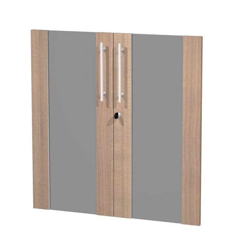 COPPIA DI ANTE IN VETRO TEMPERATO FUME&