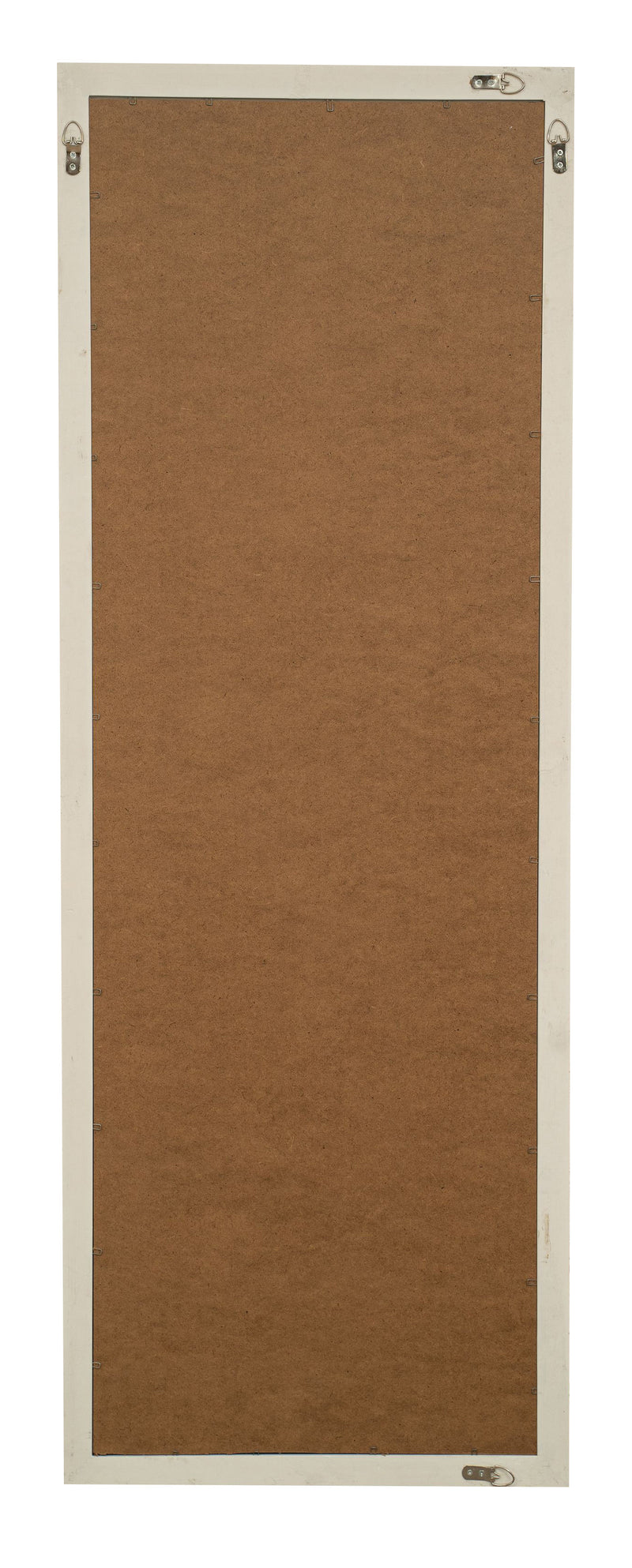 Biscottini Specchio Specchiera da parete e appendere verticale/orizzontale L50xPR4xH140 cm finitura bianco anticato