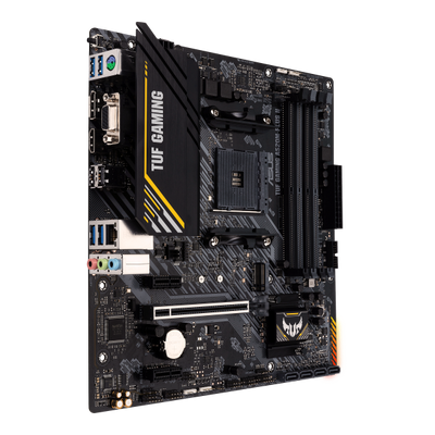 Scheda Madre Asus TUF GAMING A520M-PLUS II - Supporto Cpu Amd A4 - Supporto Ram 4x DDR4 - Hdmi, D-Sub, Vga - 4x USB 3.1 - GLan - Micro Atx