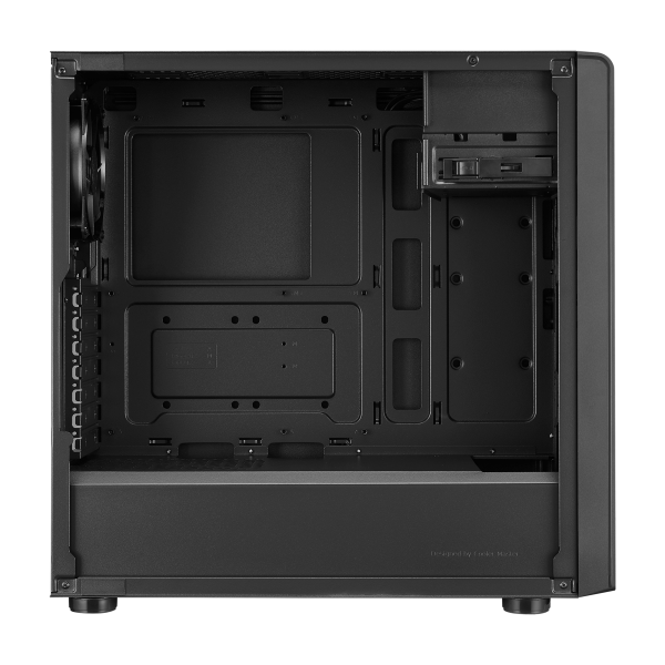 Case ELITE 500 ODD, 2USB3.2,1x 5.25 5x 2.5 2x Combo 2.5-3.5,Tempered Glass Left Panel,NO PSU Black