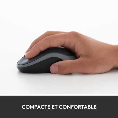 Mouse ottico senza fili Logitech - Grigio M185