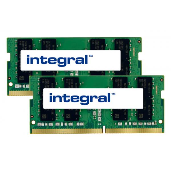 Integral CT2K8G4SFRA266-IN memoria 16 GB 2 x 8 GB DDR4 (16GB [2X8GB] LAPTOP RAM MODULE KIT DDR4 2666MHZ PC4-21300 UNBUFFERED NON-ECC SODIMM 1.2V 1GX8 CL19 INTEGRAL)