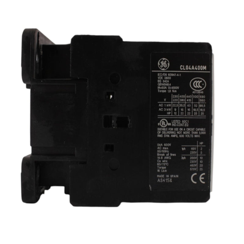 Contattore 4 poli 60A 24VCA 50/60HZ GE Power