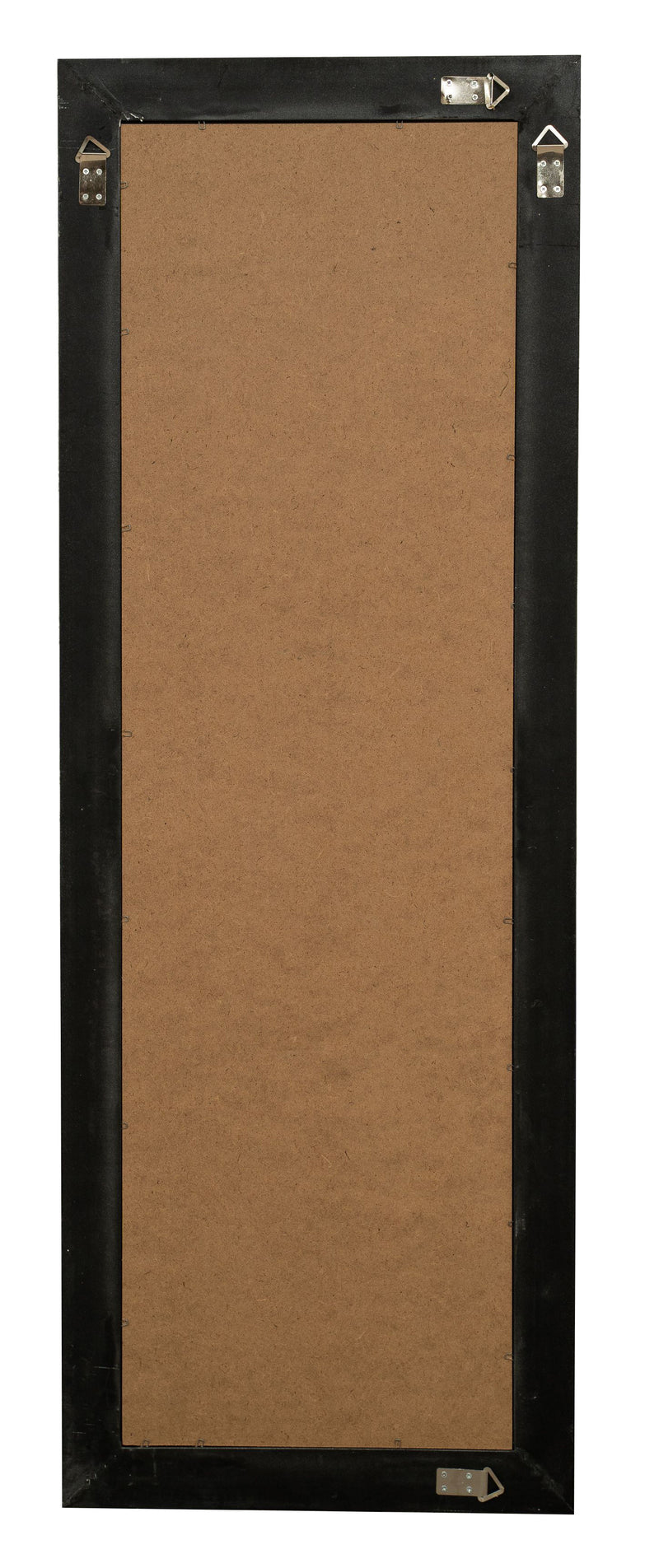 Biscottini Specchio Specchiera Impero da parete e appendere verticale/orizzontale L50xPR4xH140 cm finitura argento e nero anticato