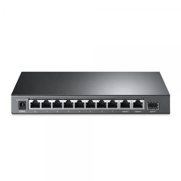 TP-LINK TL-SG1210MP switch di rete Non gestito Gigabit Ethernet (10/100/1000) Supporto Power over Ethernet (PoE) Nero