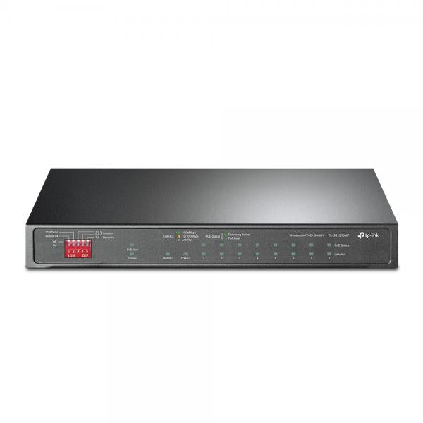 TP-LINK TL-SG1210MP switch di rete Non gestito Gigabit Ethernet (10/100/1000) Supporto Power over Ethernet (PoE) Nero