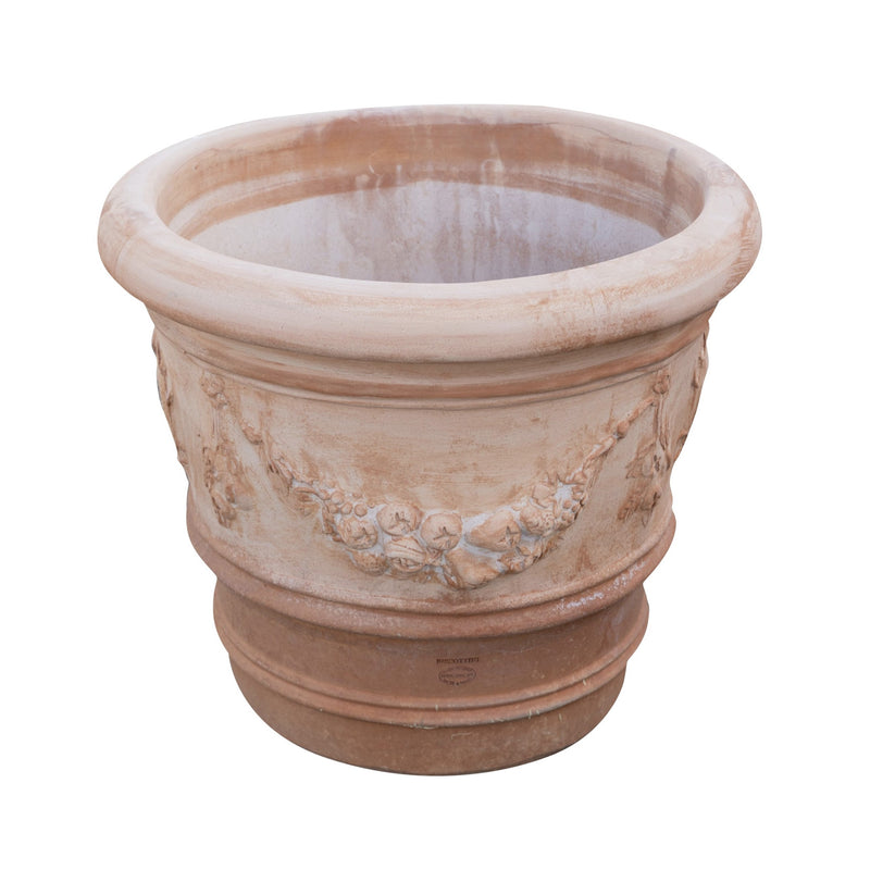 Biscottini Vaso in Terracotta 100% Made in Italy interamente Lavorata a Mano orcio conca