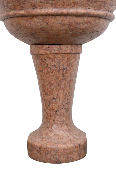 Biscottini Fontana da terra in marmo rosso di Verona Made in Italy Acquasantiera Offerta