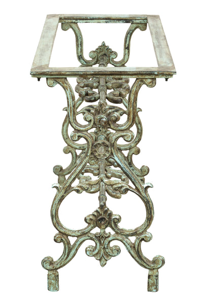 Biscottini Base tavolo in ghisa finitura anticata Molto stabile, robusta Offerta Speciale