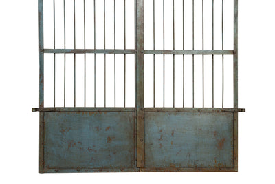 Biscottini Cancello in ferro finitura anticata Molto solido robusto Offerta Speciale