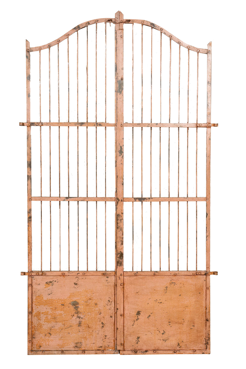 Biscottini Cancello in ferro finitura anticata Molto solido robusto Offerta Speciale