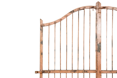 Biscottini Cancello in ferro finitura anticata Molto solido robusto Offerta Speciale