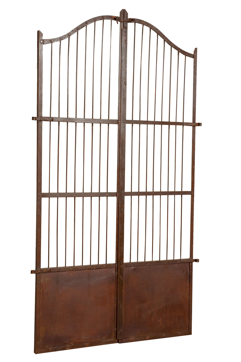 Biscottini Cancello in ferro finitura anticata Molto solido robusto Offerta Speciale