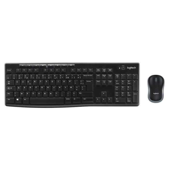 Kit tastiera mouse LOGITECH MK270 - Wireless - QWERTY
