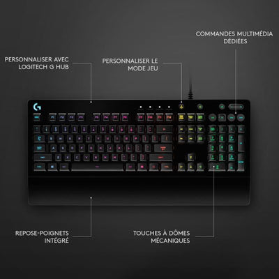 LOGITECH G213 Prodigy Gamer Keyboard - QWERTY