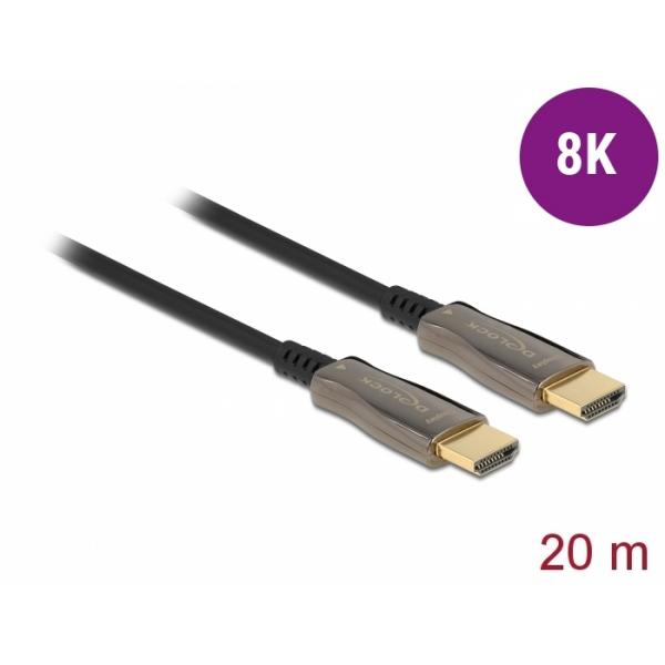 DeLOCK Cavo ottico attivo HDMI 8K 60 Hz 20 m (Delock HDMI-kabel - 20 m)